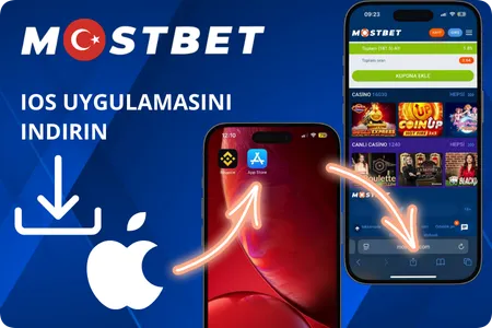 iPhone için Mostbet uygulamasını indirin