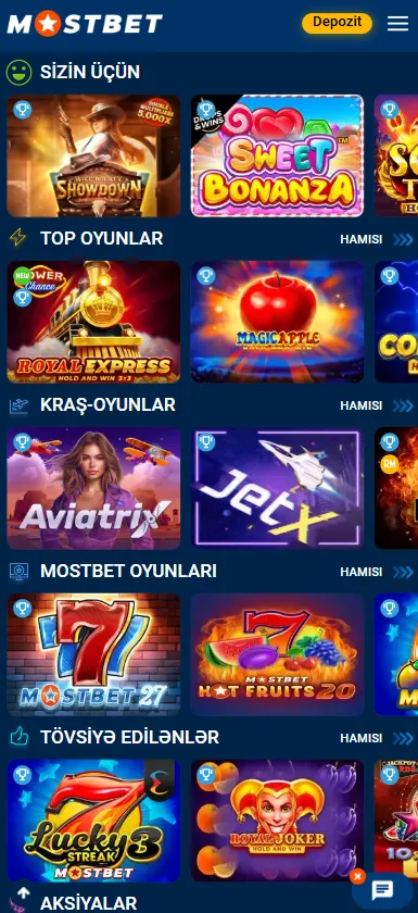 Mostbet Casino Slot Oyunları
