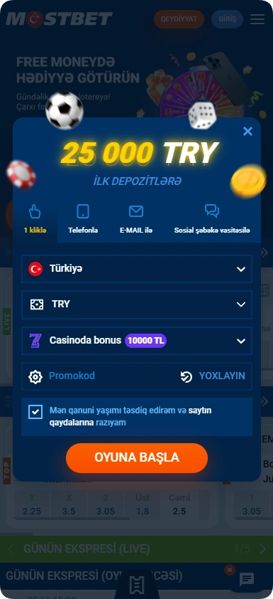 Resmi Mostbet web sitesine giriş yapın