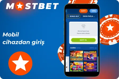 Mostbet Mobil cihazdan giriş