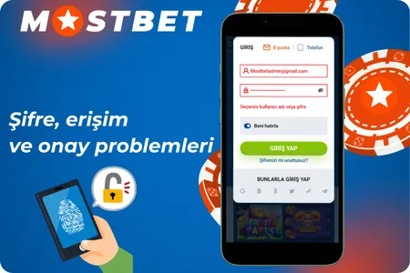 Mostbet Şifre, erişim ve onay problemleri